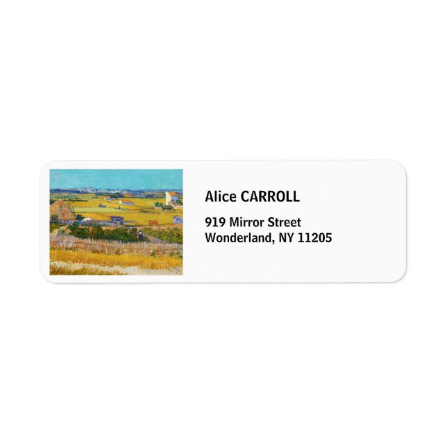 Vincent van Gogh - Récolte à La Crau (Devant)