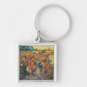 Vincent van Gogh   Red Vineyards at Arles, 1888 Keychain