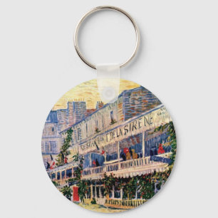Vincent Van Gogh - Restaurant De La Sirene Keychain