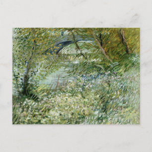 Vincent van Gogh River Bank Postcard Beautiful