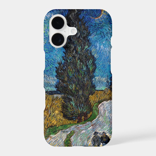 Vincent van Gogh - Road with Cypress and Star (Back)