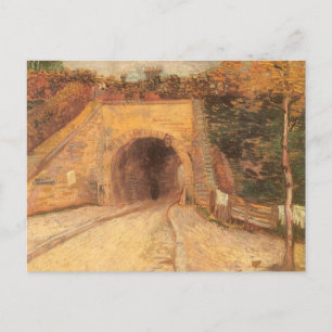 Vincent van Gogh - Roadway Underpass, The Viaduct Postcard