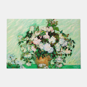 Vincent Van Gogh Roses (1890)  Doormat