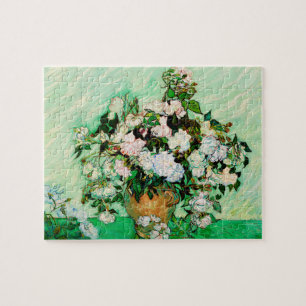 Vincent Van Gogh Roses (1890) Jigsaw Puzzle