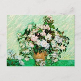 Vincent Van Gogh Roses (1890) Postcard