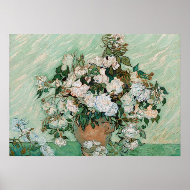 Vincent van Gogh | Roses, 1890 Poster (Front)
