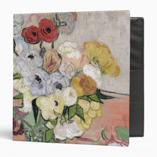 Vincent van Gogh   Roses and Anemones, 1890 Binder