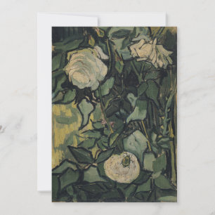 Vincent van Gogh - Roses and Beetle Invitation