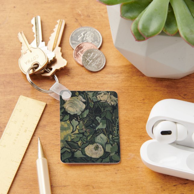 Vincent van Gogh - Roses and Beetle Keychain (Desk)