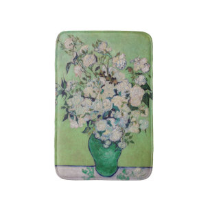 Vincent van Gogh - Roses Bath Mat
