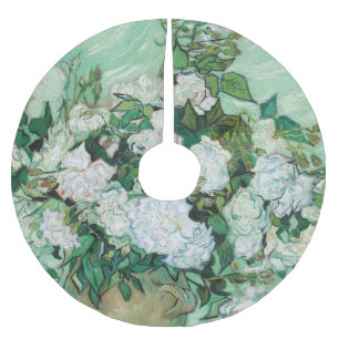 Vincent van Gogh - Roses Brushed Polyester Tree Skirt