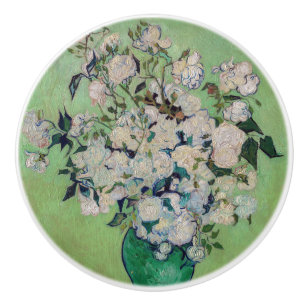 Vincent van Gogh - Roses Ceramic Knob