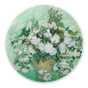 Vincent van Gogh - Roses Ceramic Knob