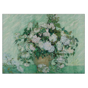 Vincent van Gogh - Roses Cutting Board