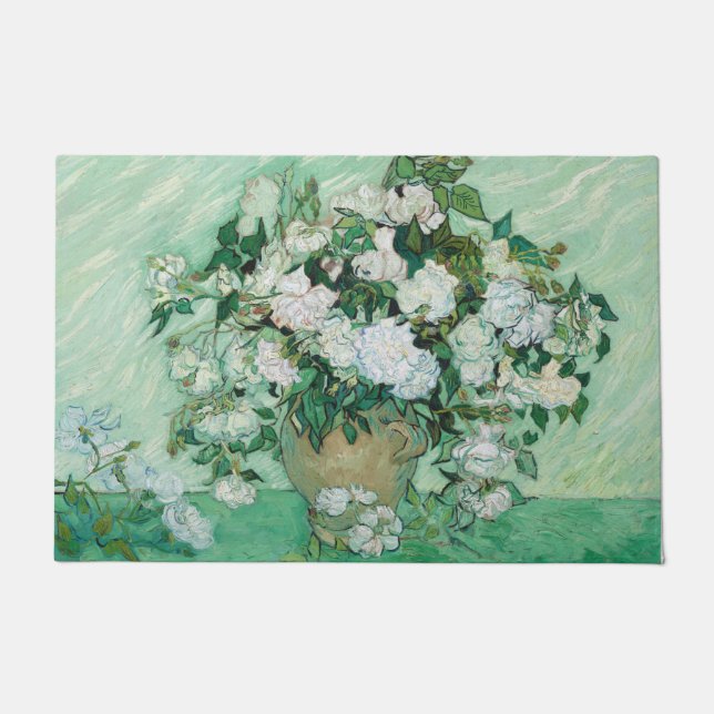 Vincent van Gogh - Roses Doormat (Front)