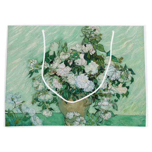 Vincent van Gogh - Roses Large Gift Bag (Front)