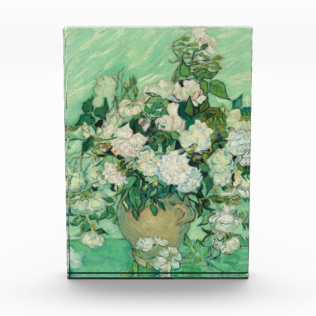 Vincent van Gogh Roses Photo Block (Front)