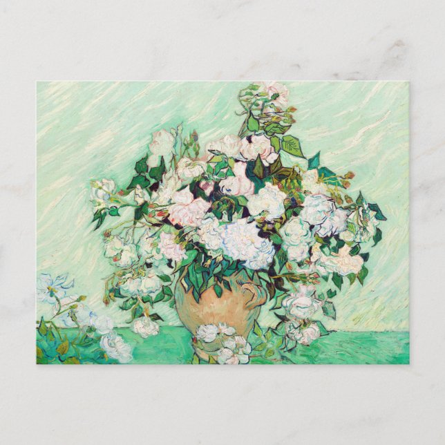 Vincent van Gogh Roses Postcard (Front)