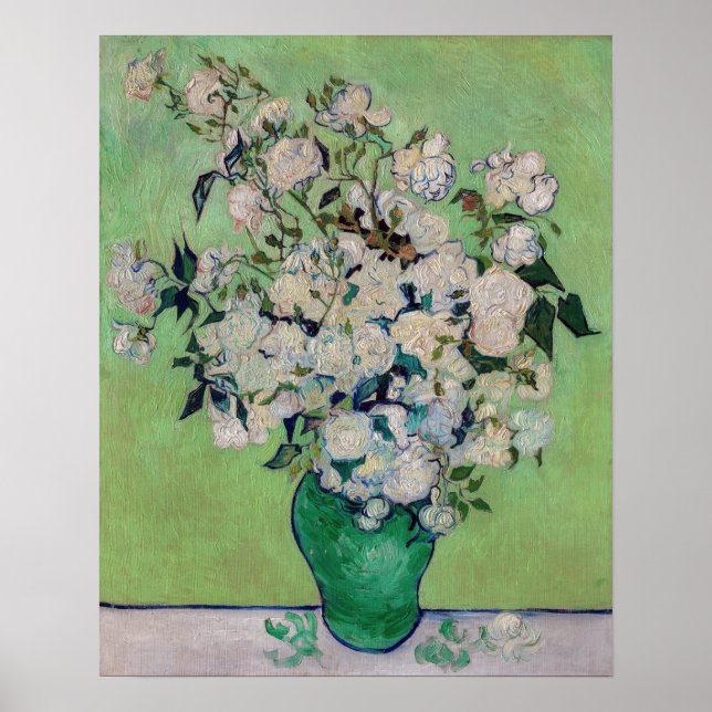 Vincent van Gogh - Roses Poster (Front)