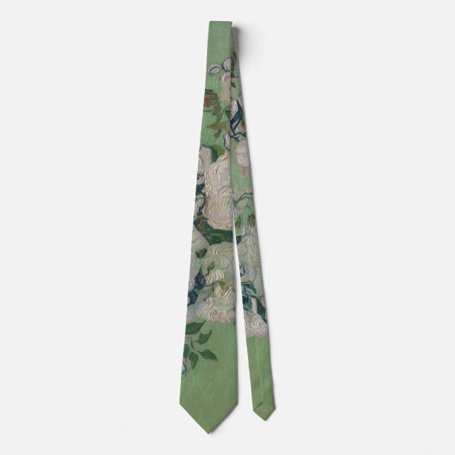 Vincent Van Gogh "Roses" Tie (Front)