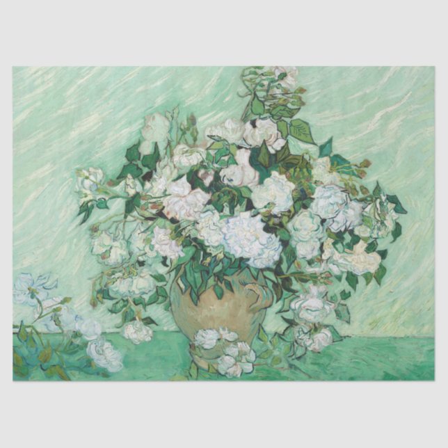 Vincent van Gogh - Roses Tissue Paper (Front)