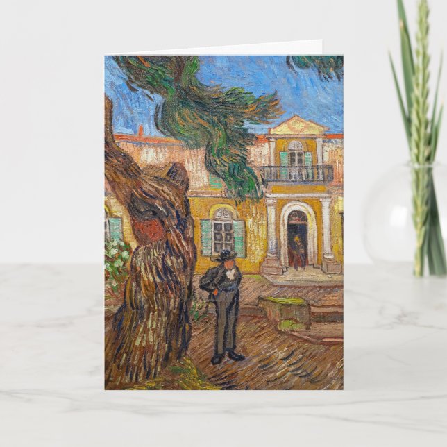 Vincent Van Gogh - Saint-Paul Asylum in Saint-Remy Card (Front)