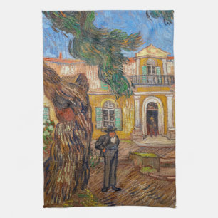 Vincent Van Gogh - Saint-Paul Asylum in Saint-Remy Kitchen Towel