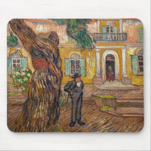 Vincent Van Gogh - Saint-Paul Asylum in Saint-Remy Mouse Pad