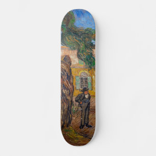 Vincent Van Gogh - Saint-Paul Asylum in Saint-Remy Skateboard