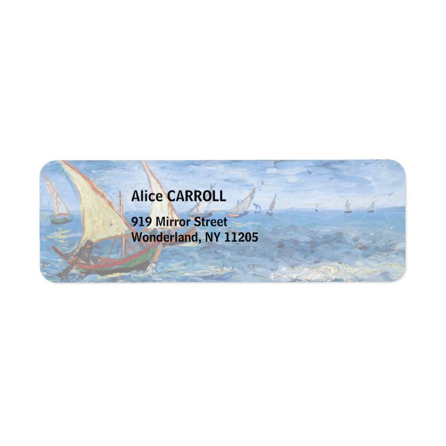 Vincent van Gogh - Seascape at Saintes-Maries (Front)