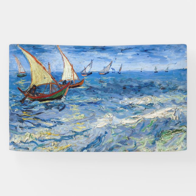 Vincent van Gogh - Seascape at Saintes-Maries Banner (Horizontal)