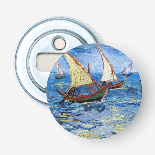 Vincent van Gogh - Seascape at Saintes-Maries Bottle Opener (Front)