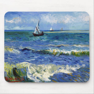 Vincent van Gogh Seascape Mouse Pad