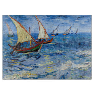 Vincent van Gogh - Seascape near Saintes-Maries Cutting Board