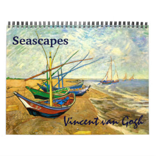 Vincent van Gogh Seascapes Maritime Nautical Calendar