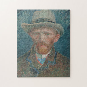 Vincent van Gogh, Self-portrait 1887 - Fine Art Jigsaw Puzzle