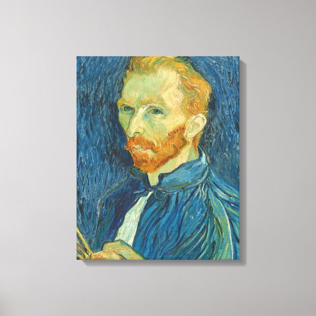 Vincent van Gogh | Self Portrait, 1889 Canvas Print (Front)