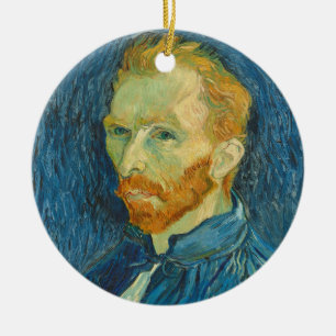 Vincent van Gogh   Self Portrait, 1889 Ceramic Ornament