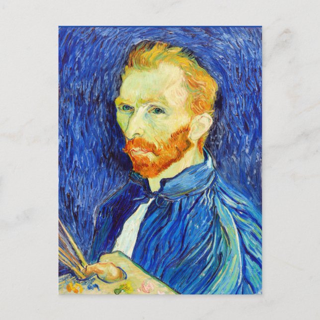 Vincent van Gogh - Self-Portrait, 1889, Postcard (Front)