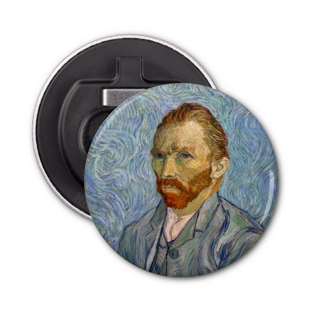 Vincent Van Gogh - Self-Portrait Bottle Opener (Front)