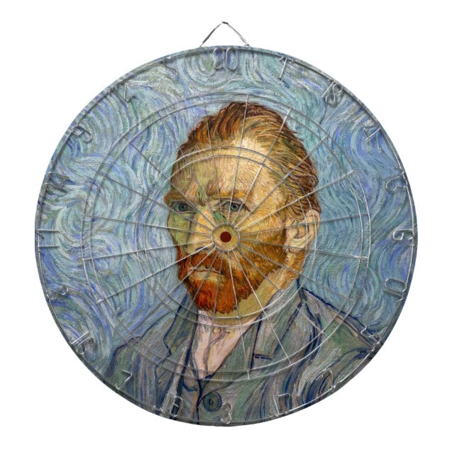 Vincent Van Gogh - Self-Portrait Dartboard (Front)
