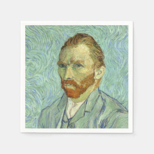 Vincent Van Gogh Self Portrait Fine Art Painting Napkin
