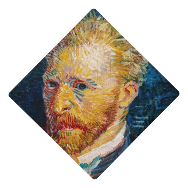 Vincent Van Gogh - Self-Portrait Graduation Cap Topper (Front)
