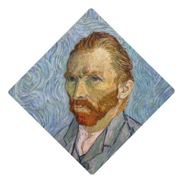 Vincent Van Gogh - Self-Portrait Graduation Cap Topper (Front)