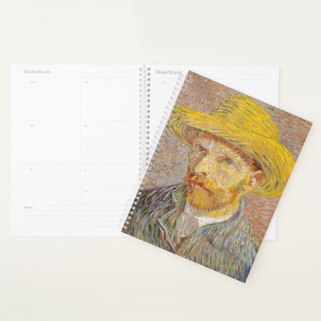 Vincent Van Gogh Self Portrait impressionist paint Planner (Display)