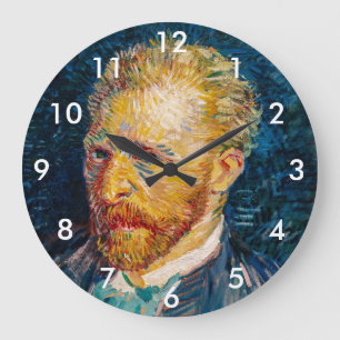 Vincent Van Gogh - Self-Portrait Large Clock