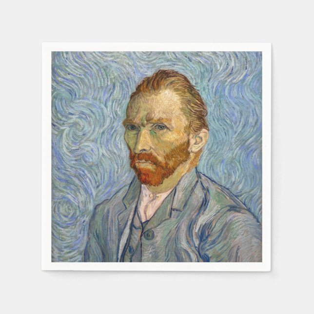 Vincent Van Gogh - Self-Portrait Napkin (Front)