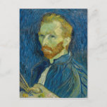 Vincent van Gogh Self-Portrait Postcard<br><div class="desc">A wonderful Vincent van Gogh self-portrait from 1889 showcasing his energetic brush strokes a vivid colours.</div>