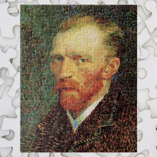 Vincent van Gogh Self Portrait, Vintage Fine Art Jigsaw Puzzle