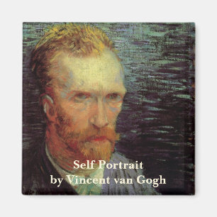Vincent van Gogh Self Portrait, Vintage Fine Art Magnet